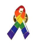  Rainbow Aids Awareness Pin